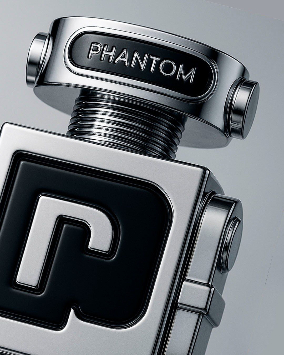 Frasco y caja de Phantom Paco Rabanne Eau de Toilette de 100 ml