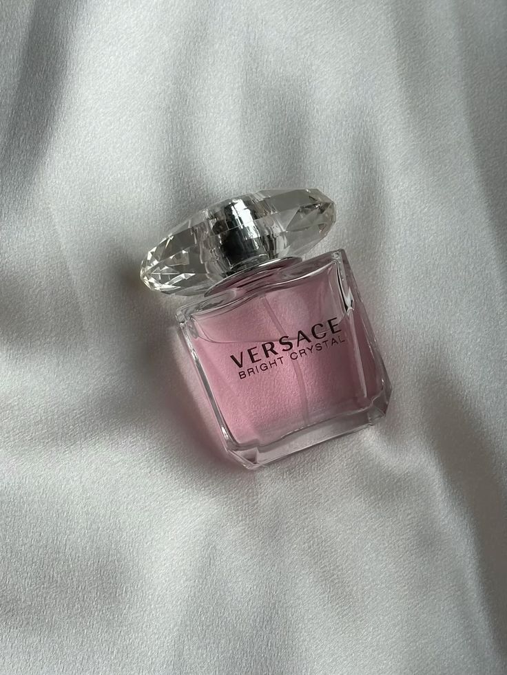Frasco rosado Bright Crystal con tapa transparente