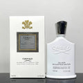 Frasco y caja de Silver Mountain Water de 100 ml