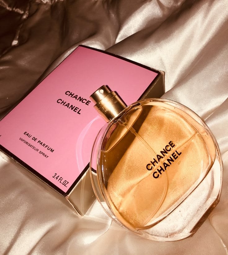 Frasco redondo de Chance Chanel Eau de Parfum de 100 ml