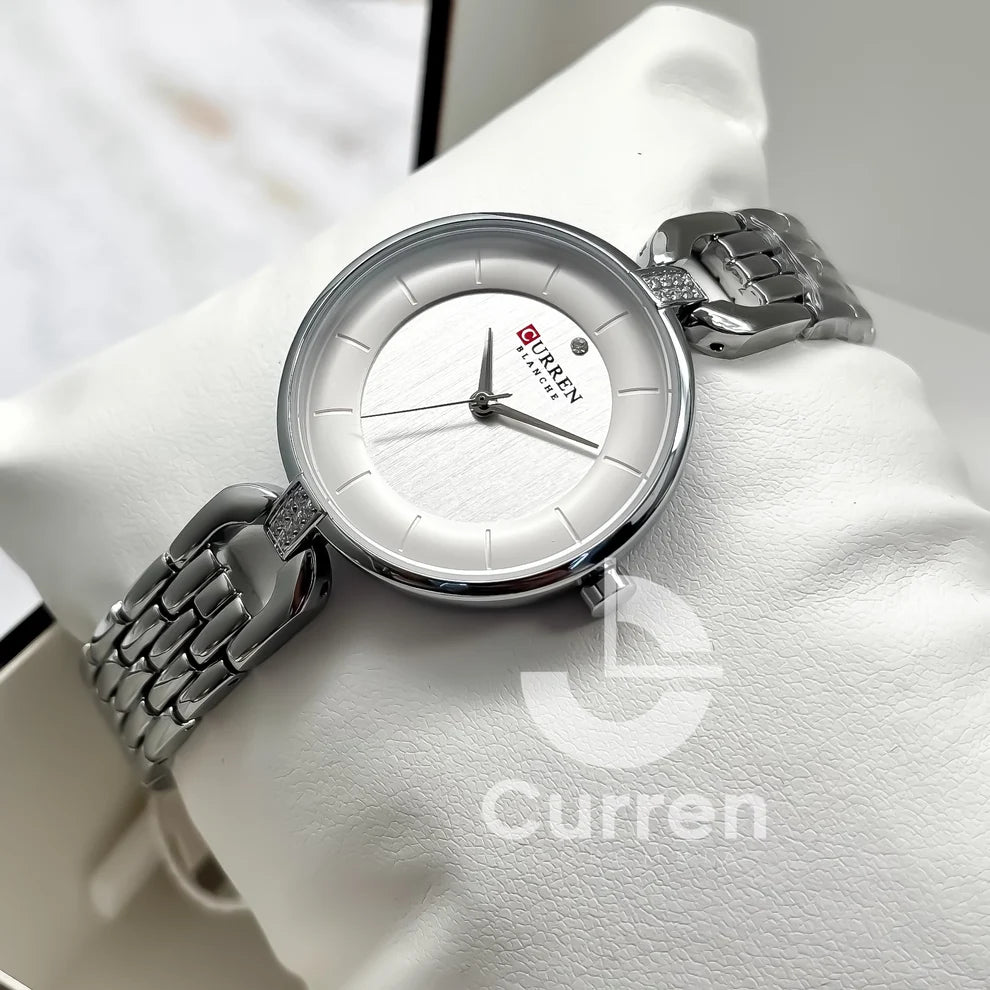 Reloj Curren Mujer Malla Metálica – Glamour sin Esfuerzo | Ref. 9052
