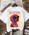 Camiseta Iconic Dachshund Purple