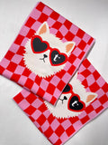 Camiseta Cat Heart Glasses