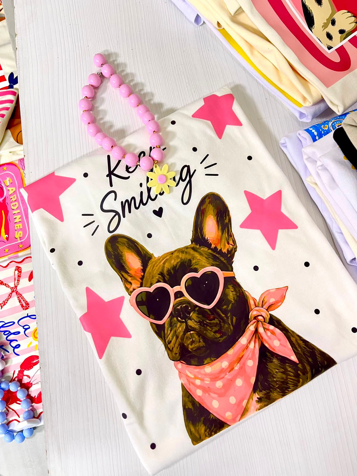 Camiseta Keep Smiling
