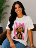 Camiseta Dog Pink Beret