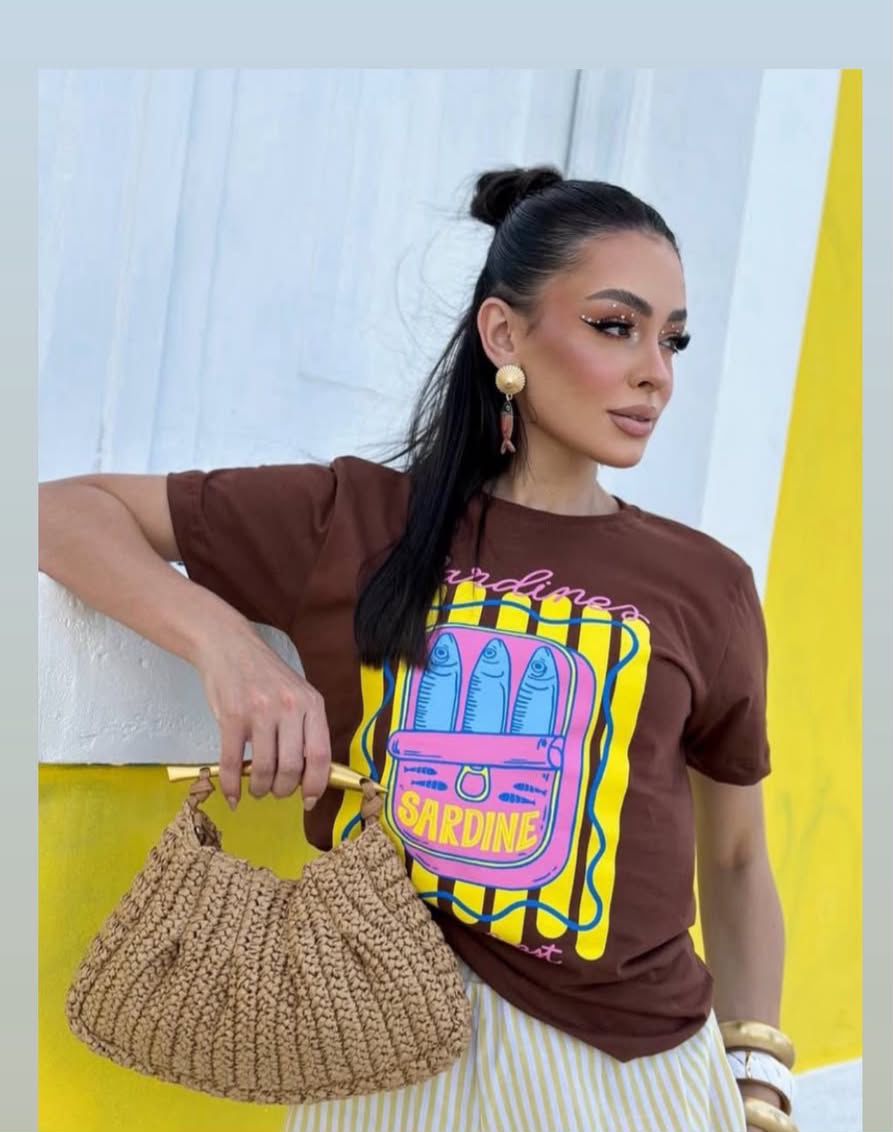 Camiseta Sardines Pop Art