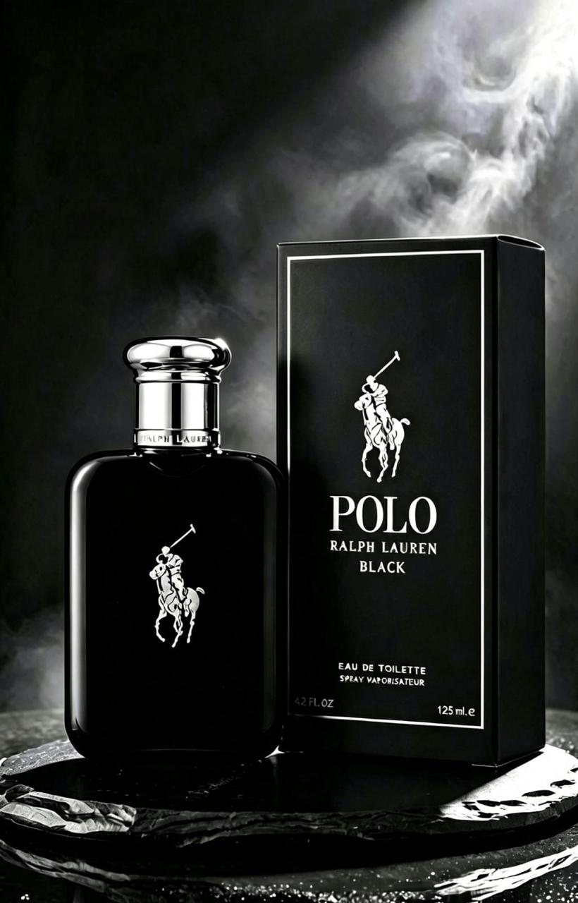 Polo Black Ralph Lauren EDT 125ml frasco negro mate