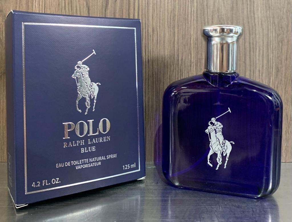Polo Blue Ralph Lauren EDT 125ml frasco azul zafiro