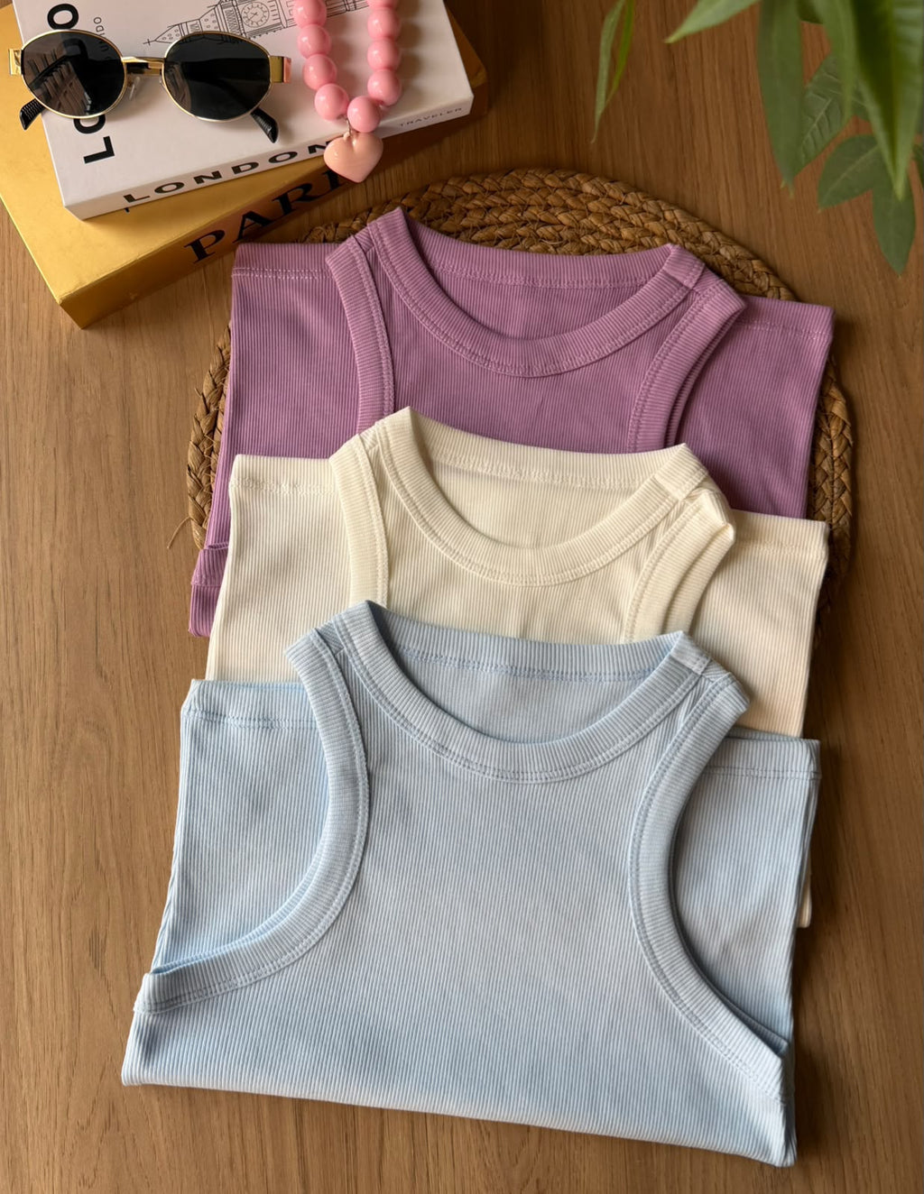 Blusa manga sisa en tela rib