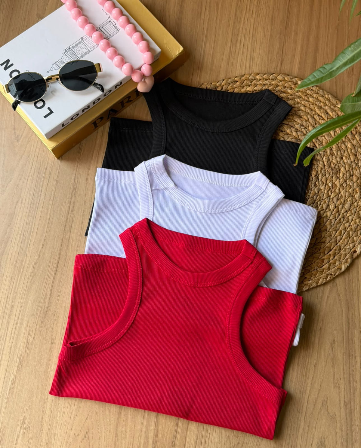 Blusa manga sisa en tela rib