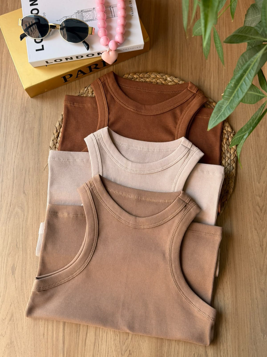 Blusa manga sisa en tela rib