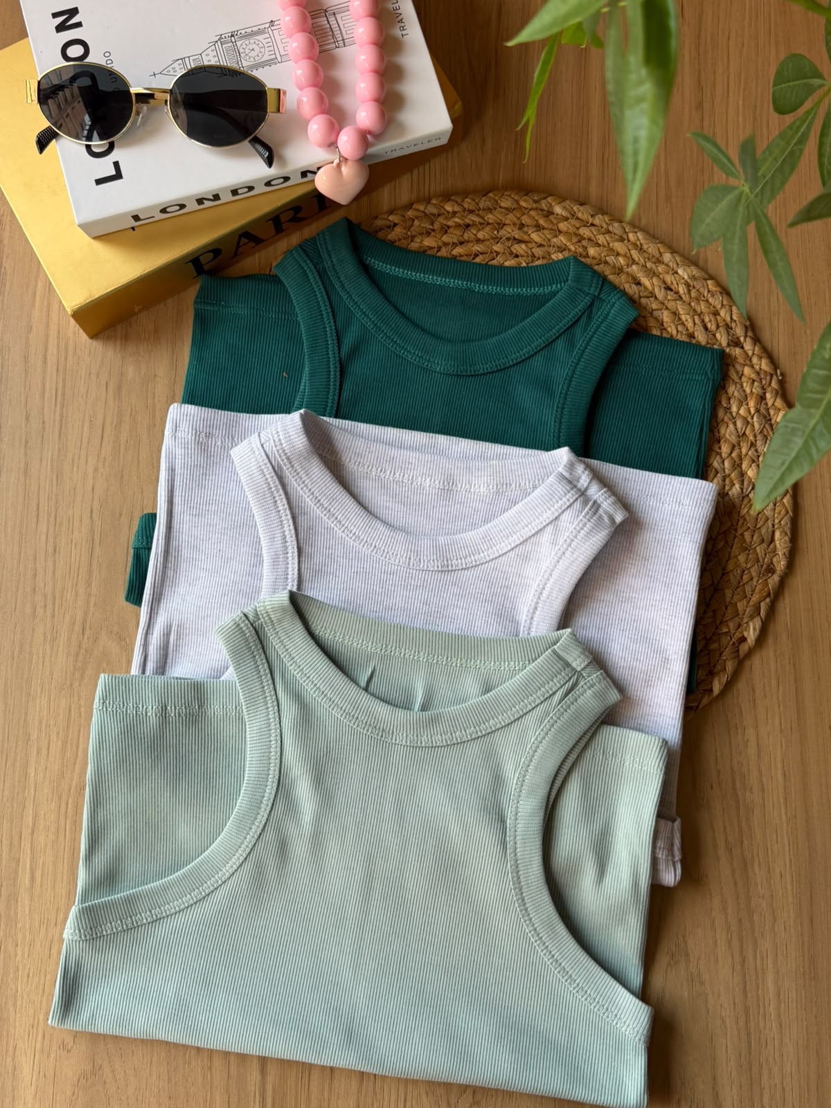 Blusa manga sisa en tela rib