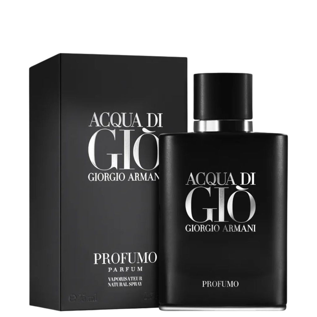 Presentación negra de Acqua di Giò