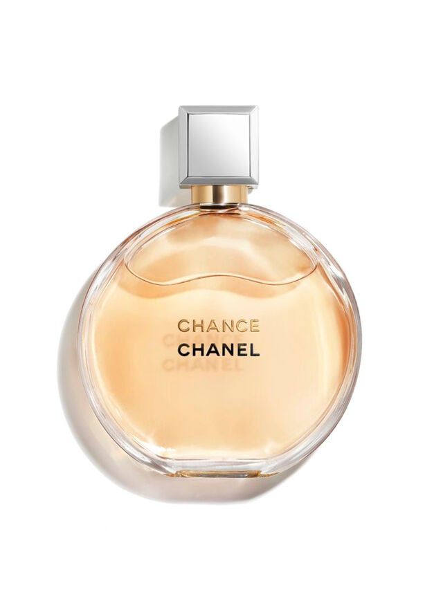 Frasco y caja de Chance Chanel Eau de Parfum de 100 ml