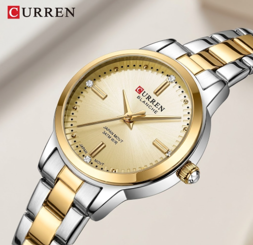 Reloj Curren Dama 9094 - Bicolor Fondo Dorado