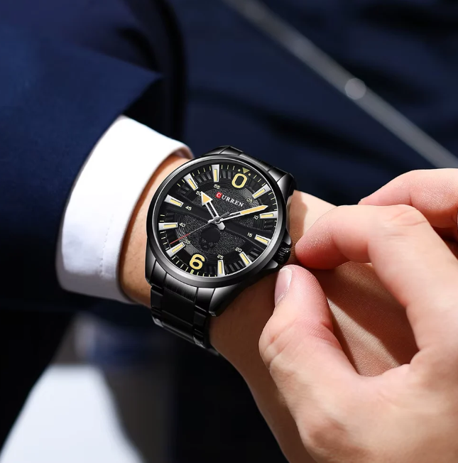 Reloj Curren Hombre 8389 - Negro