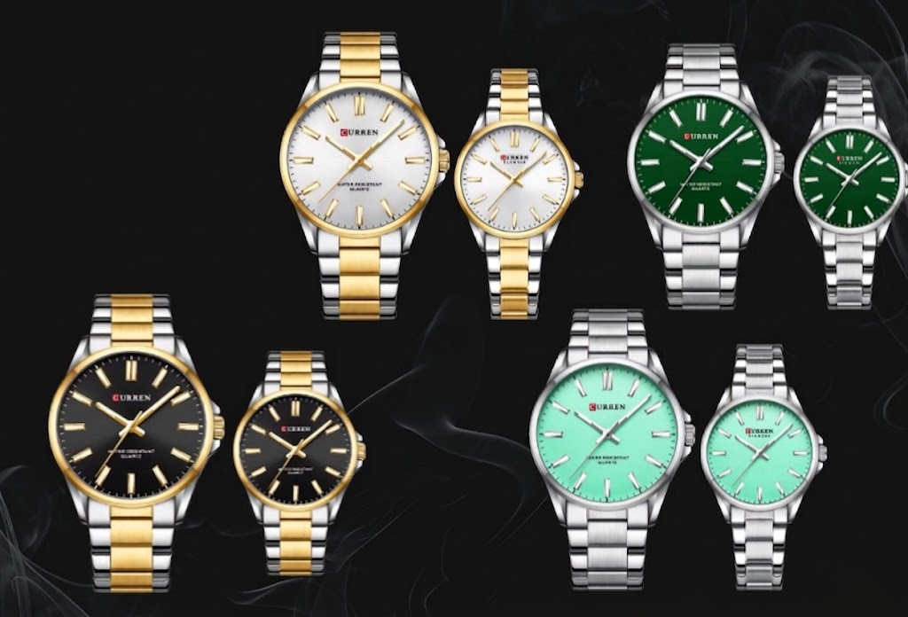 Relojes de Pareja Curren 9090 - 4 colores