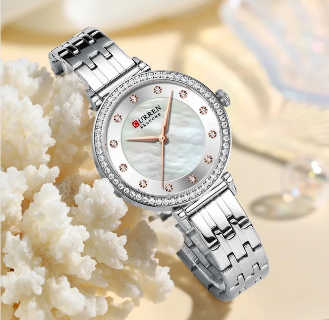 Reloj Curren Dama 9087 - Plateado